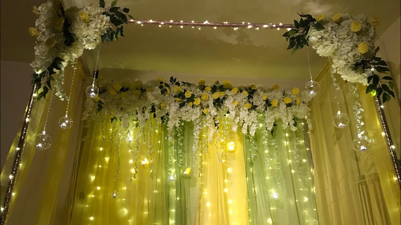 DIY- mayoun and Mehndi decor