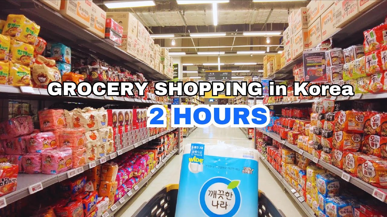 Grocery Shopping in Korea | 2 Hour Compilation | Supermarket Food with Prices | Shopping in Korea