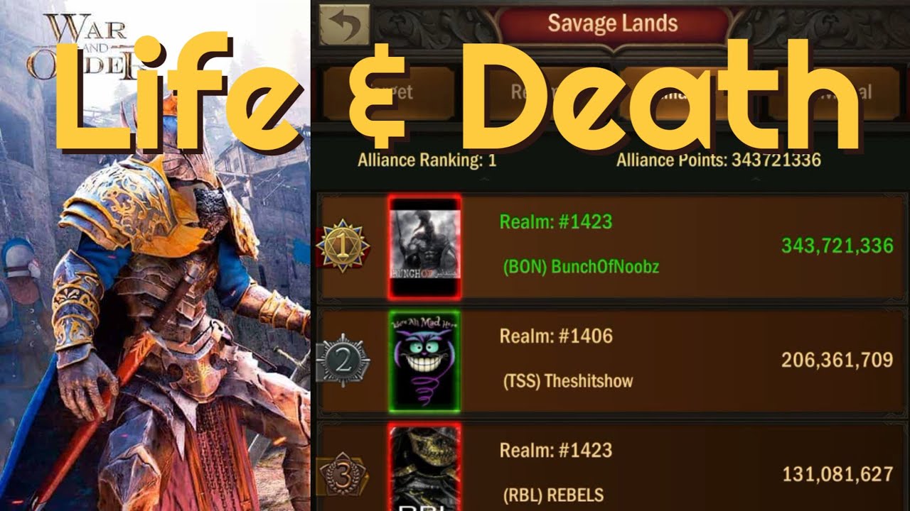 war and order : Battle for life and Death ! our Hardest Merge !