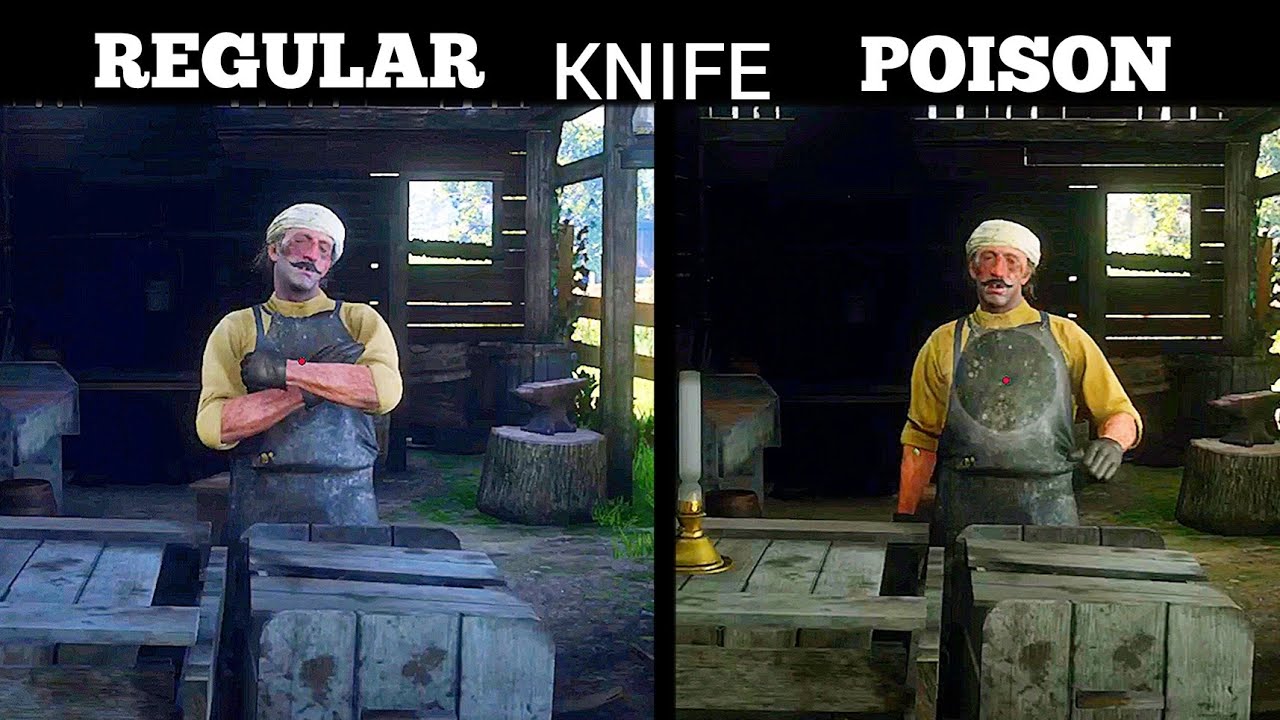 This is why Poison Knives is Always the Best - RDR2
