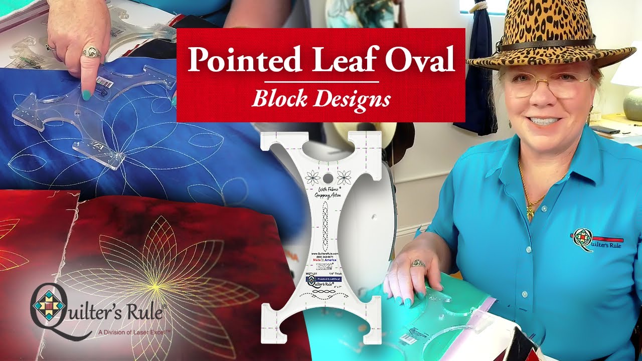 Pointed Leaf Oval - Block Designs