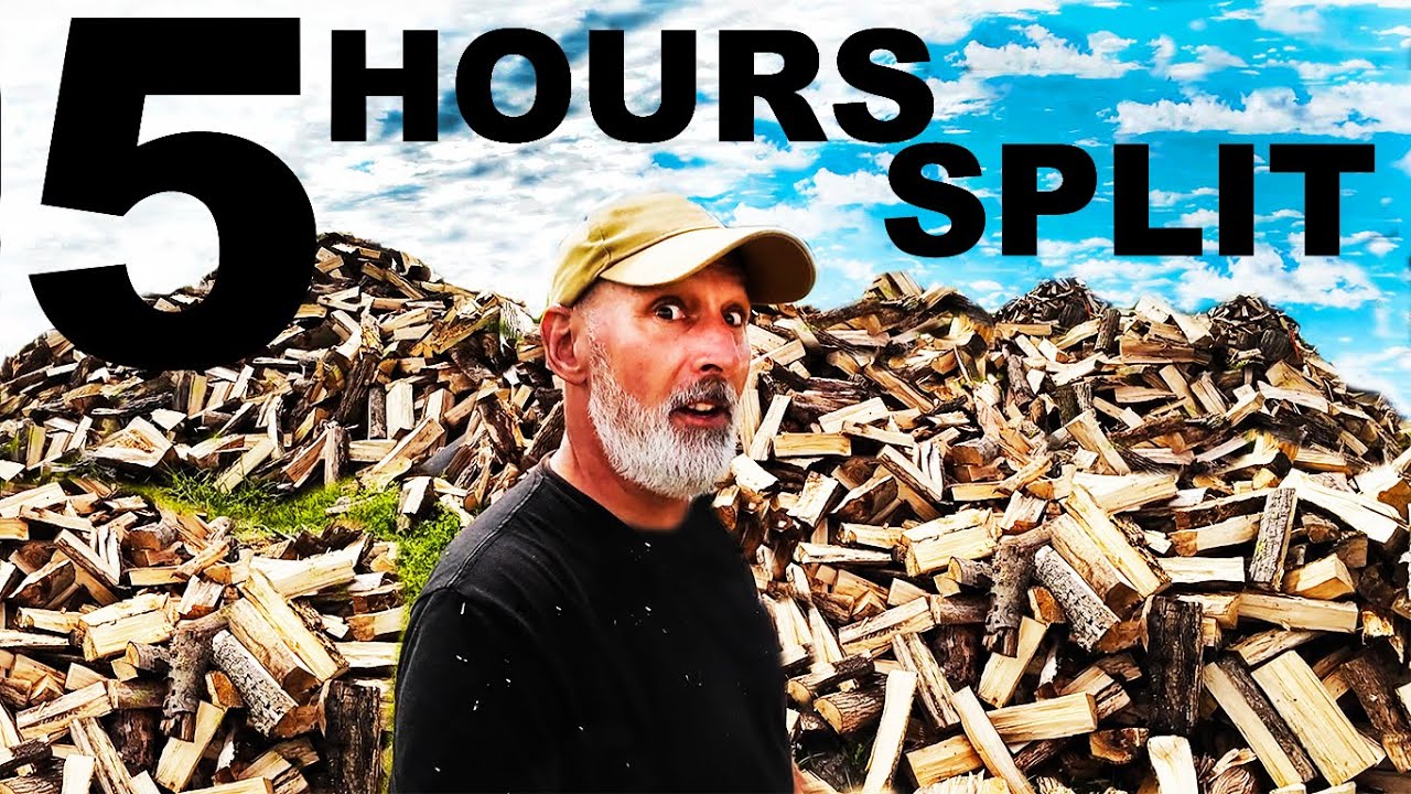 FIREWOOD SPLITTING ONE FULL TRUCKLOAD IN 5 HOURS!