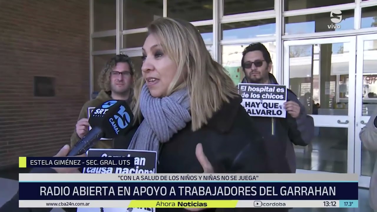 Apoyo en Córdoba a los trabajadores del Hospital Garrahan