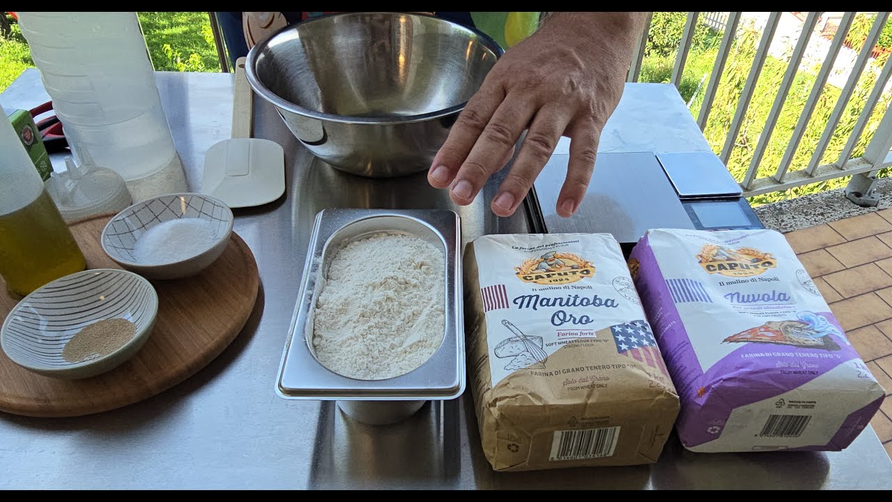 1.rész Caputo Manitoba Oro/Caputo Nuvola Előtészta ( Poolish) készítése Nápolyi pizzához!