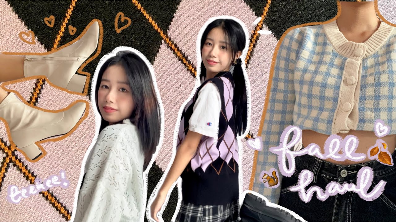 双十一秋冬季淘宝开箱 Fall Winter Taobao Haul 🍂 菱格外套argyle, d+af boots 👢 ,针织上衣 (ENG SUBS)