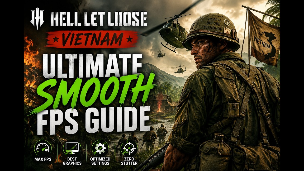 Hell Let Loose: Vietnam - ULTIMATE SMOOTH FPS Guide!
