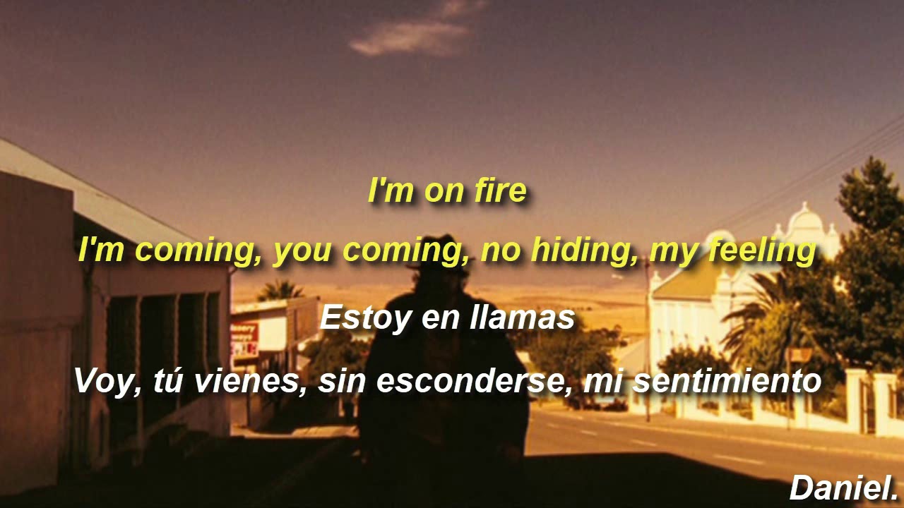 Kasabian - Fire (Lyrics / Subt&iacute;tulos Espa&ntilde;ol)