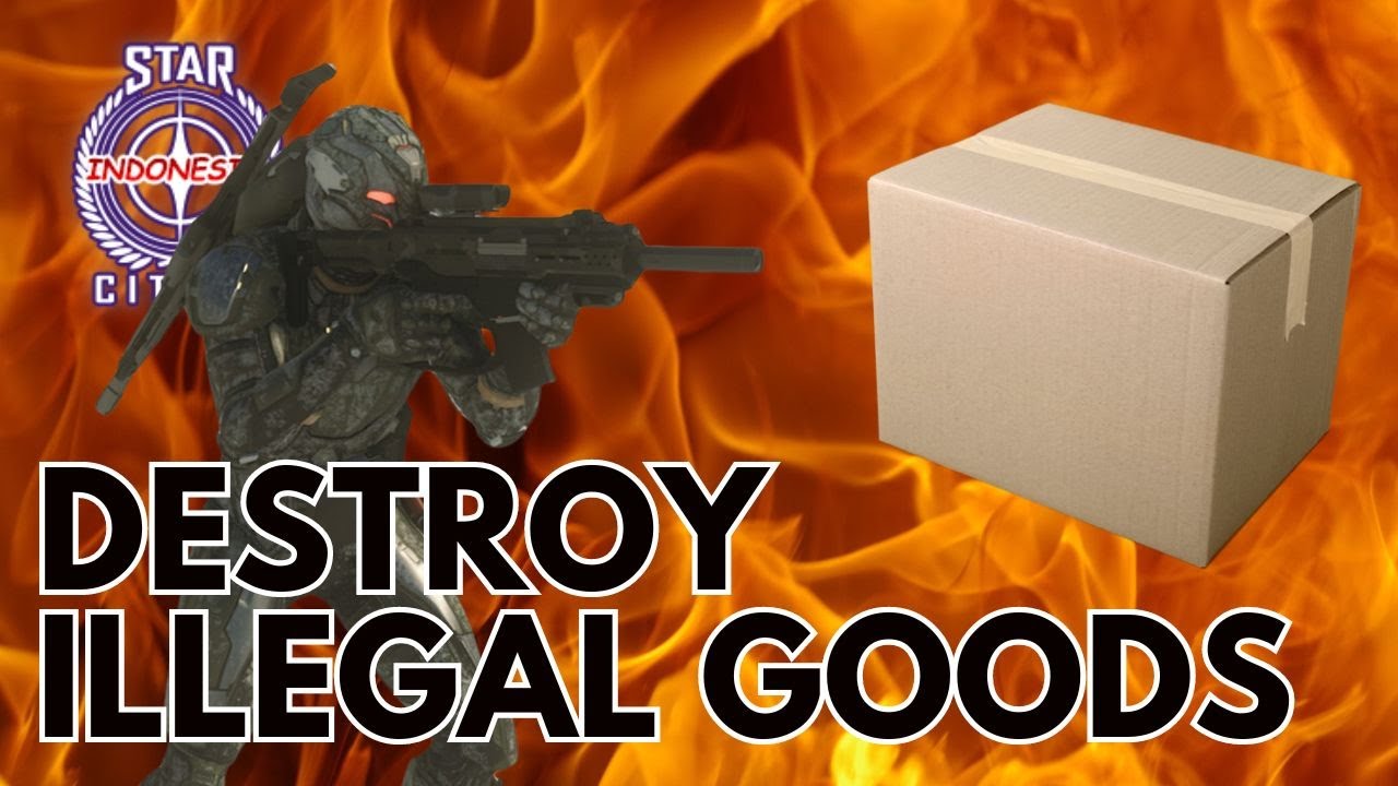 Star Citizen Raid: Destroying Illegal Goods! (Indonesian)