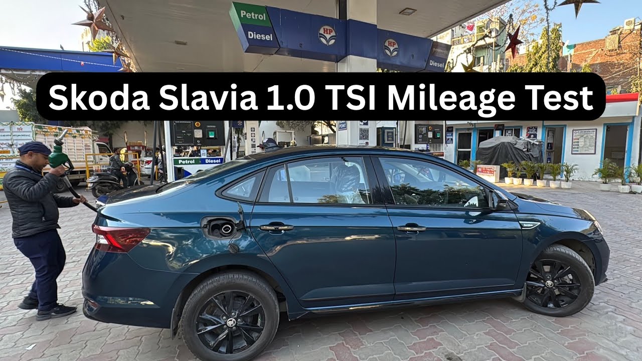 कितना देती है? | 1.0 TSI | Skoda Slavia Mileage Test | Petrol | Manual | Slavia 1.0 tsi Mileage Run