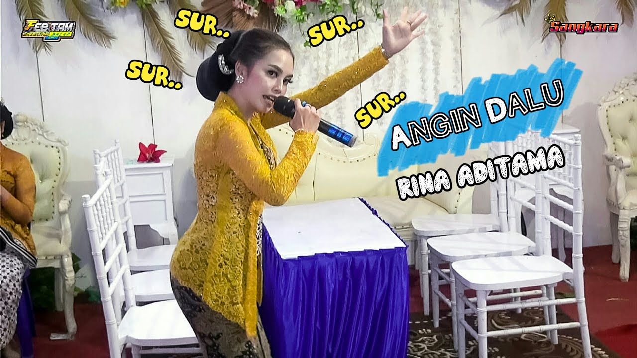 Lucu 🤣 Angin Dalu Mawud || Rina Aditama Sur 💃 || Sangkara Musik || New Cakra Audio