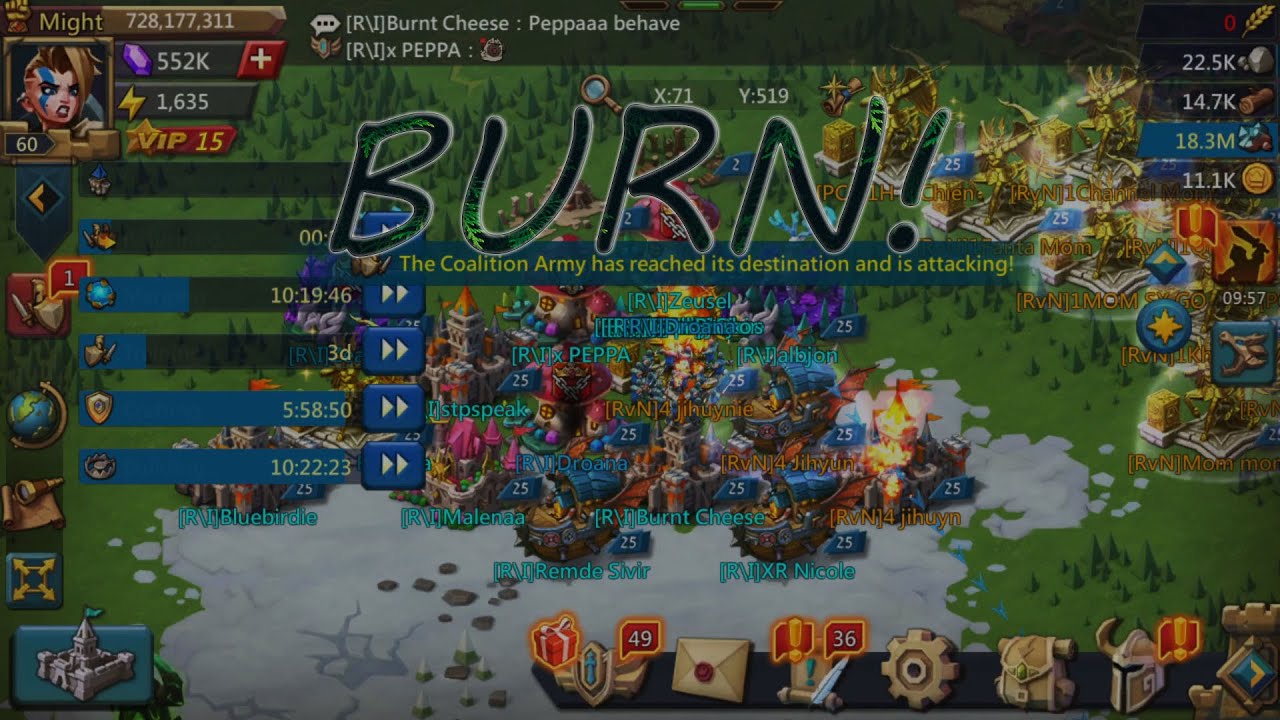 Mini Titan Rally lead action! - Lords Mobile Gonix