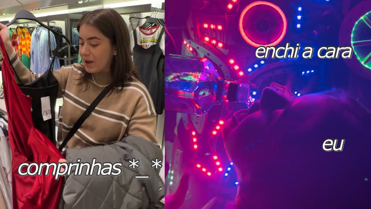 VLOG: Comprei roupas e fiquei bebada
