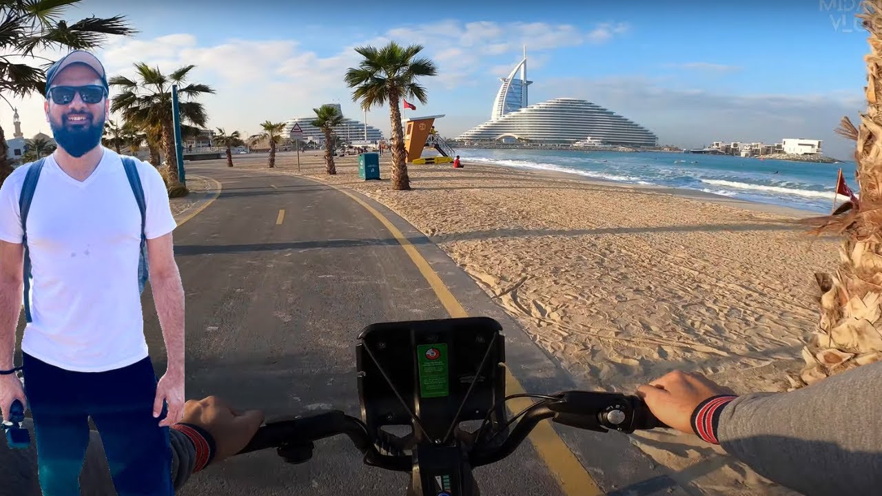 Pedaling Paradise: Exploring Jumeirah Beach Cycling Track | Dubai Adventure Vlog