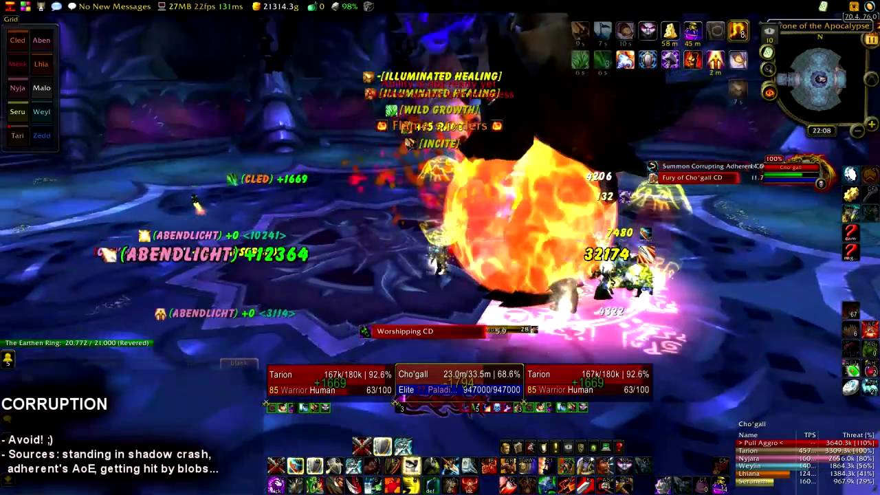▶ World of Warcraft raid - Chogall 10 (Kill & How to!) - Bastion of Twilight - TGN.TV