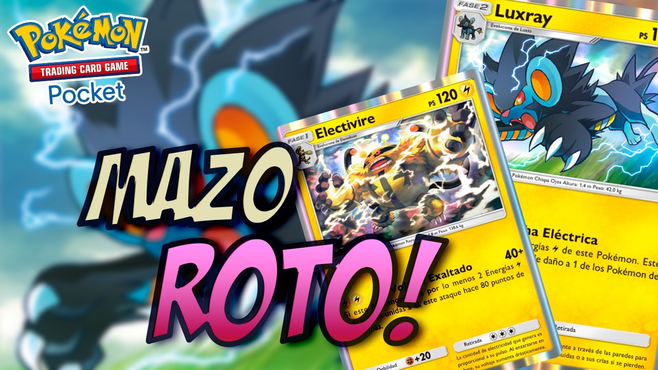 💥¡El MAZO de Luxray y Electivire es un COMBO ROTÍSIMO!💥Pokémon TCG Pocket español