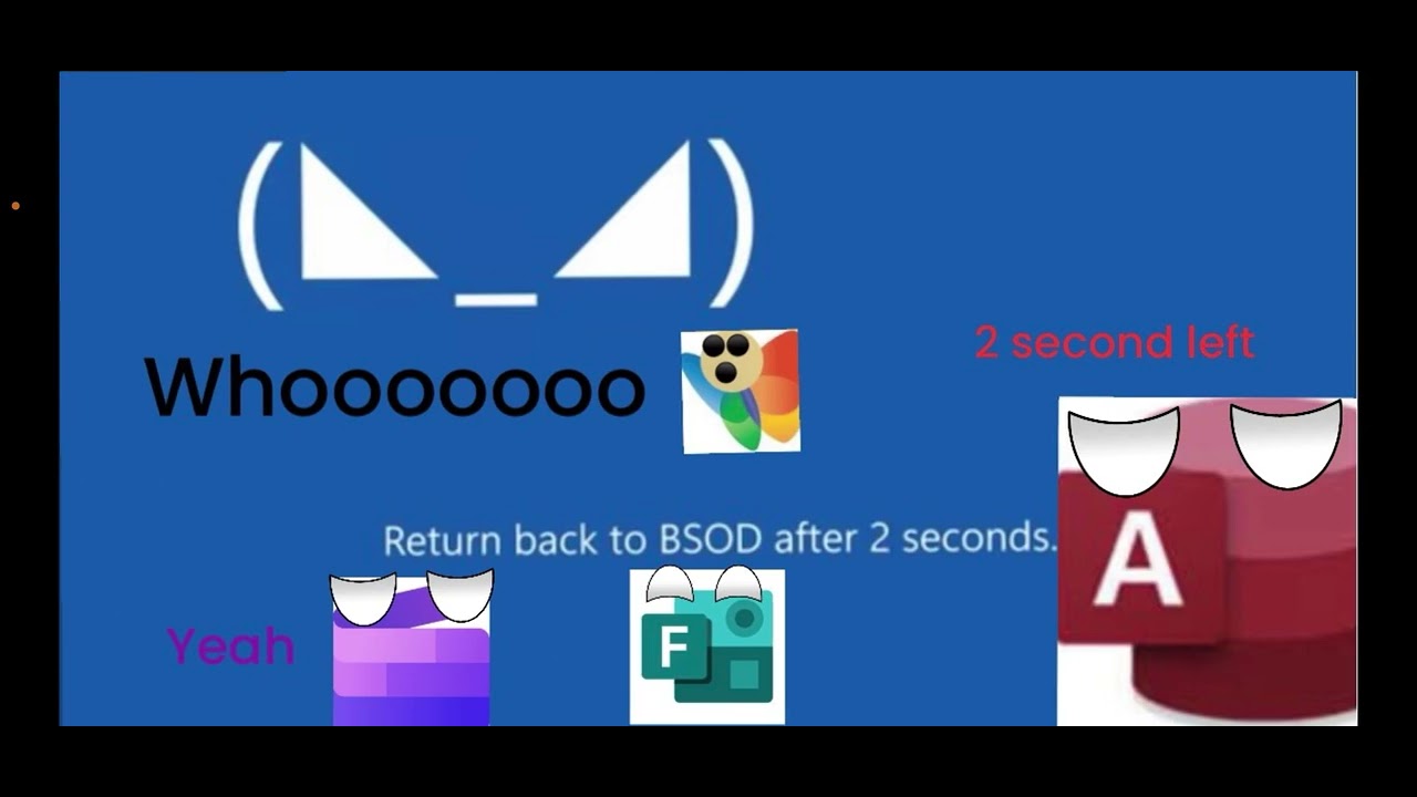 MSN,clipchamp,forms and access are watching Windows BSOD