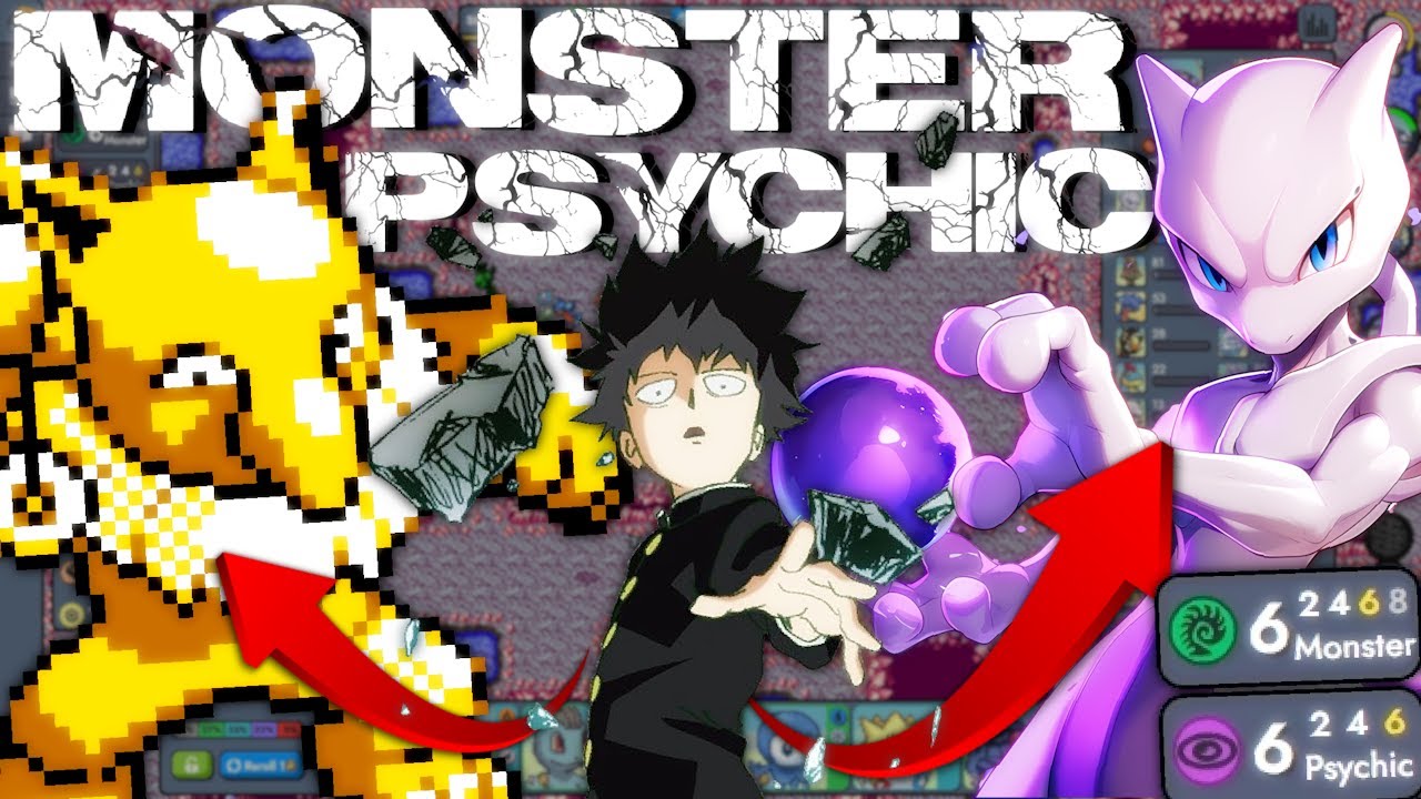 MONSTER 6 PSYCHIC 6 MEWTWO + HYPNO = OP IN POKEMON AUTO CHESS???