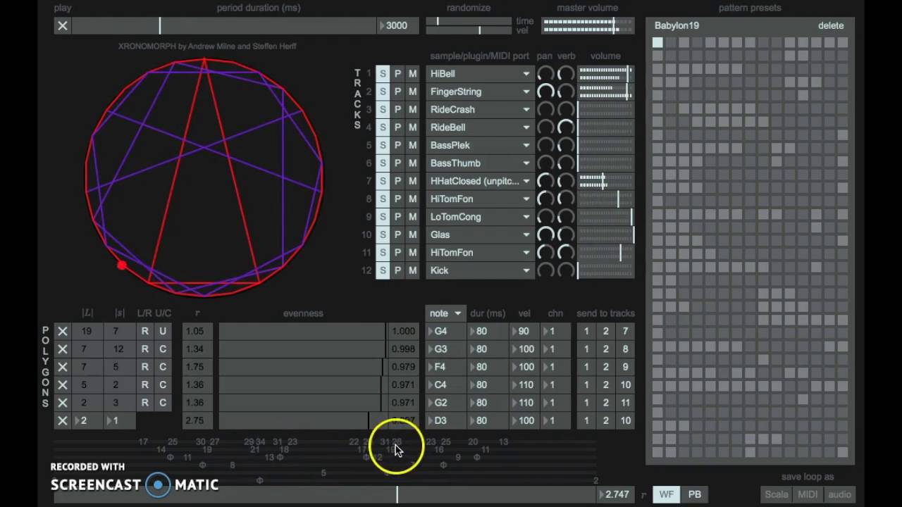XronoMorph: Well-Formed rhythms