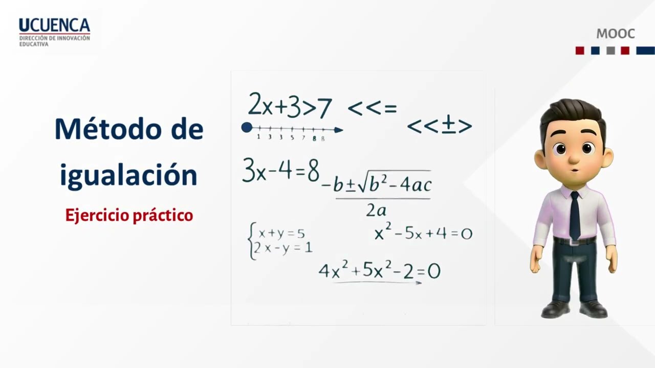 Método de igualación (ejercicio práctico)