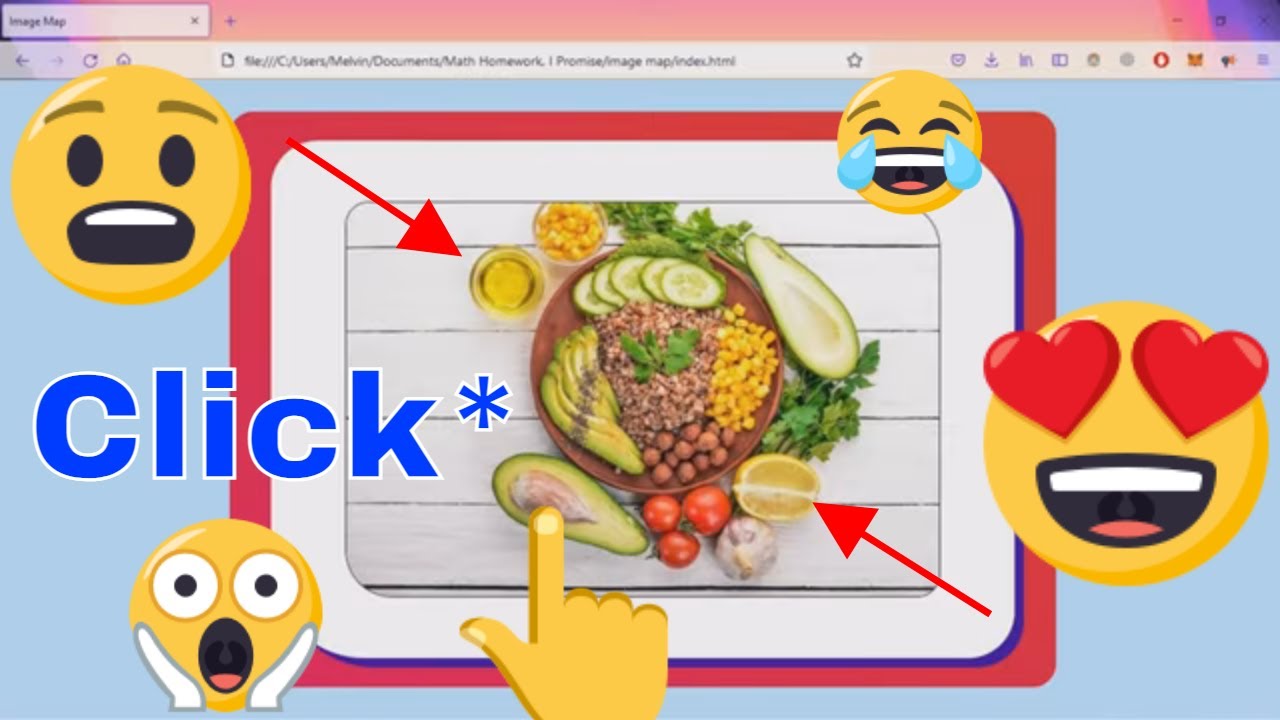 Как создать карту изображений в HTML + CSS