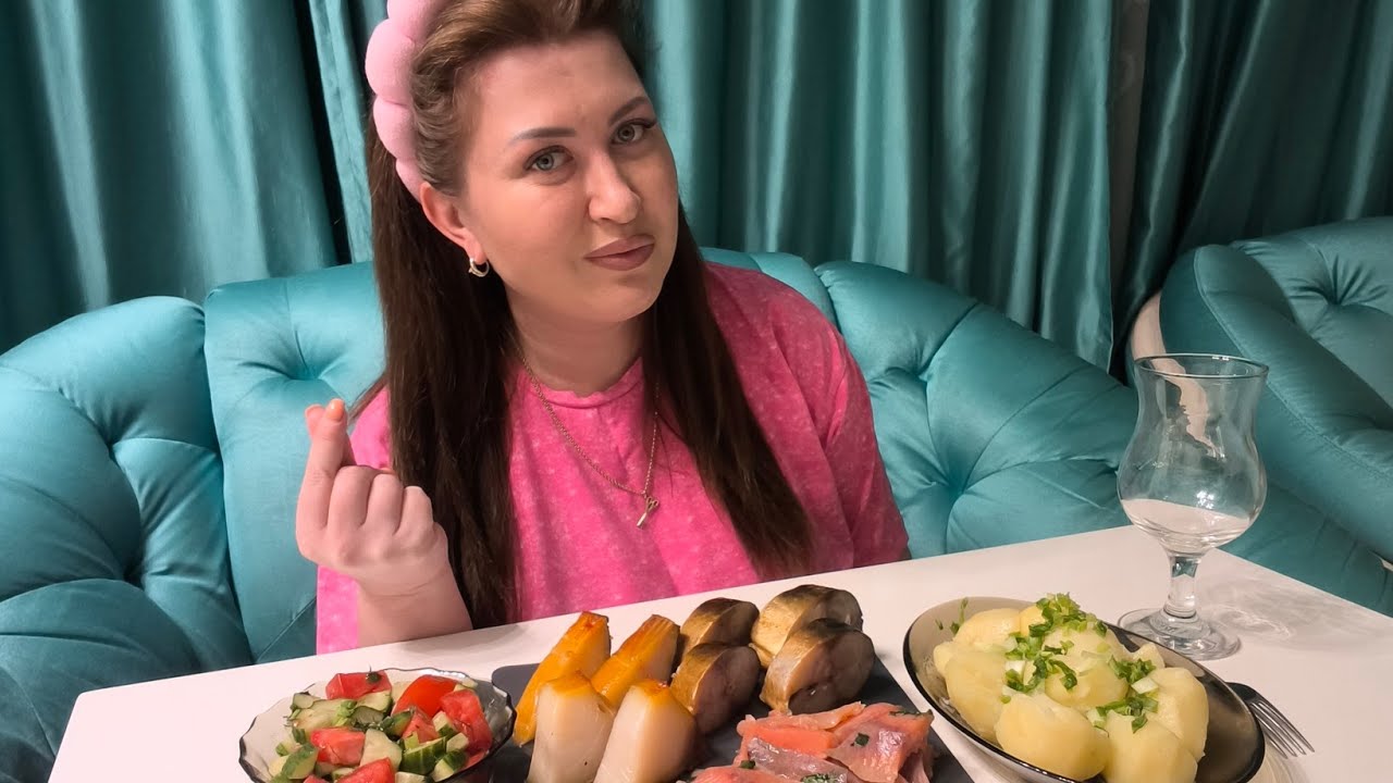 МУКБАНГ С РУССКОЙ ЕДОЙ✌