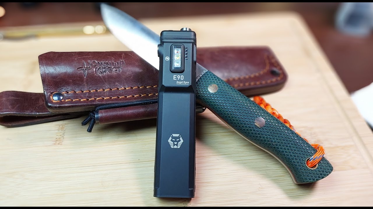 The Rovyvon Angel Eyes E90 - hands down the best flat style EDC multifunctional flashlight in 2025!