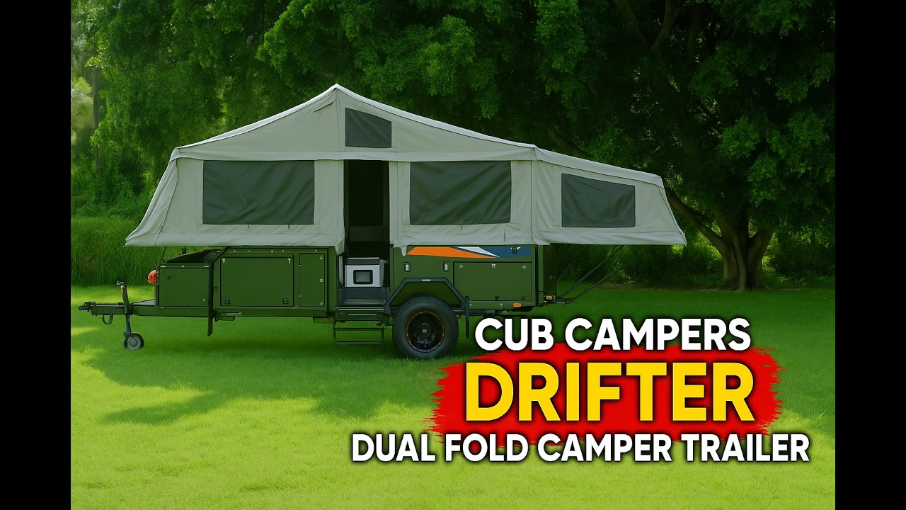 Cub Campers 2025 Drifter (Dual Fold) Walk Thru