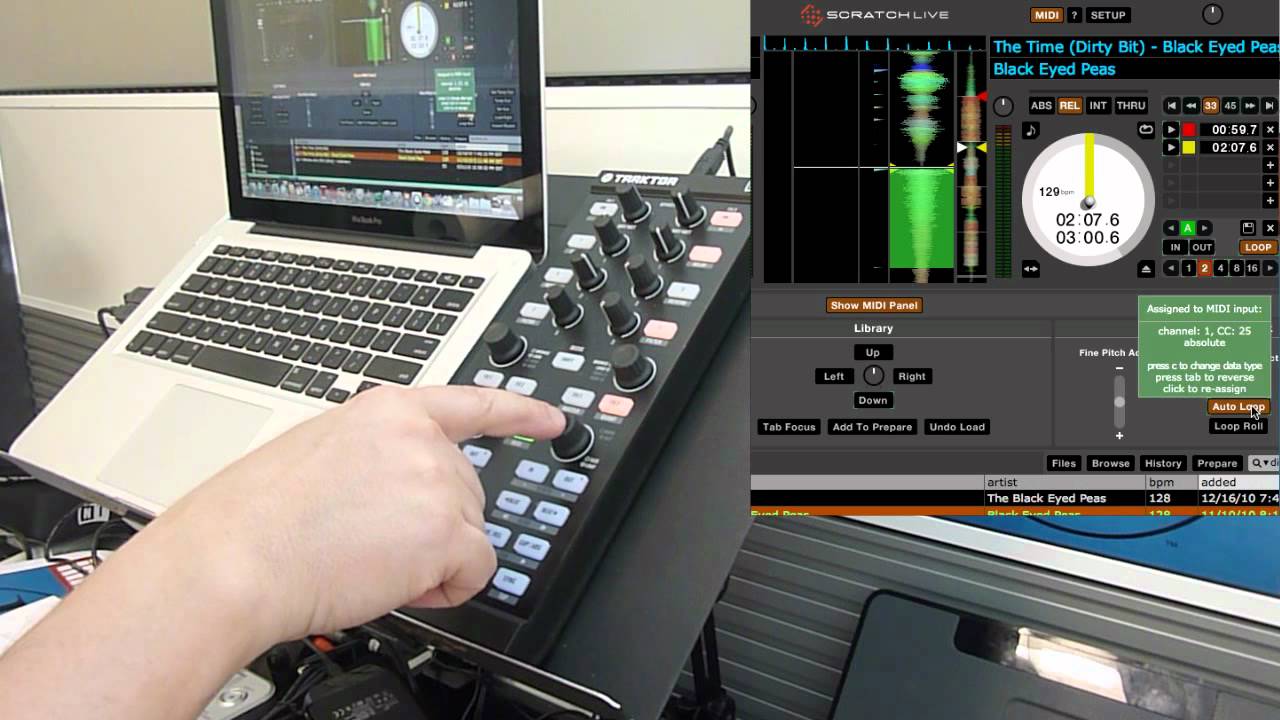 How to  midi map Serato Scratch Live and Traktor Kontrol X1 midi mapping 2.0 2.2