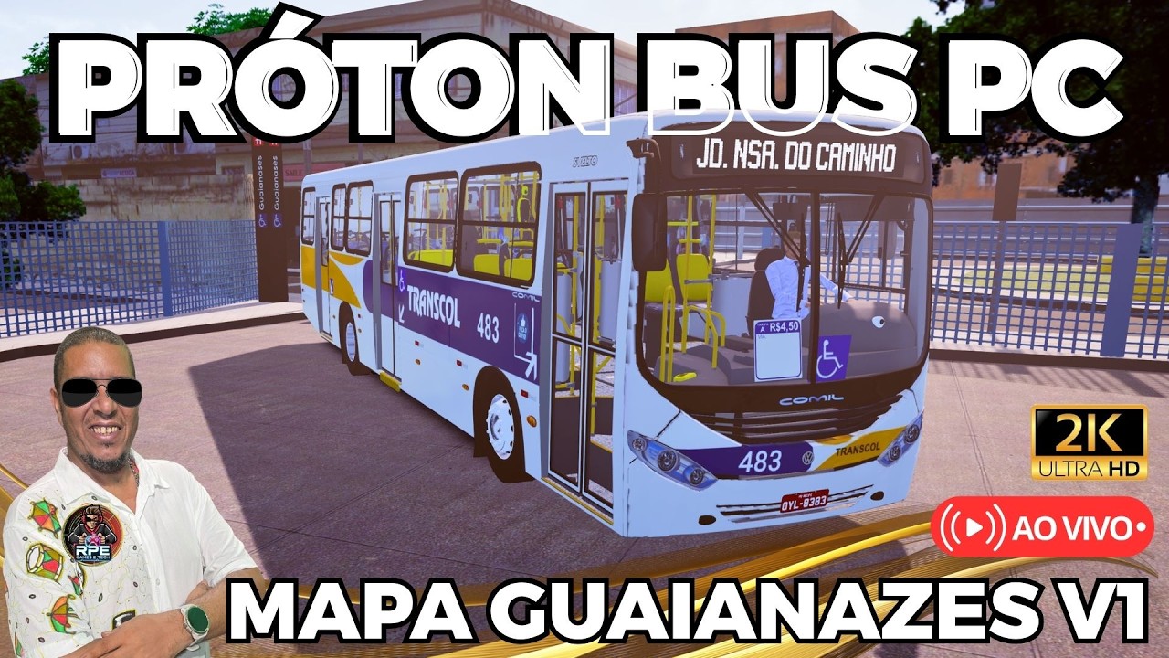 [#live ] PROTON BUS AO VIVO:  MAPA GUAIANAZES V1 BORA CONFERIR? COM LOGITECH G923 🚌 #pbs