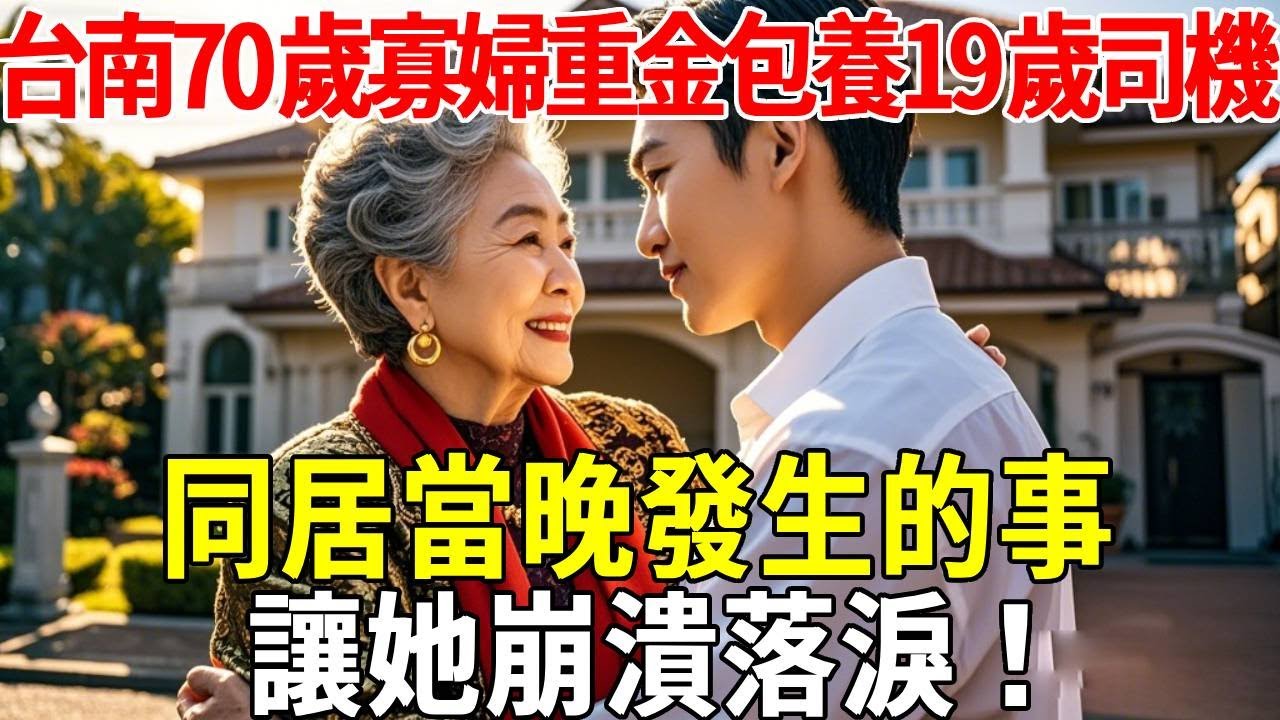 台南70歲寡婦重金包養19歲司機，同居當晚發生的事，讓她崩潰落淚！#蝴蝶飛飛 #民間故事 #奇聞趣事 #古代小說#懸疑#老年情感
