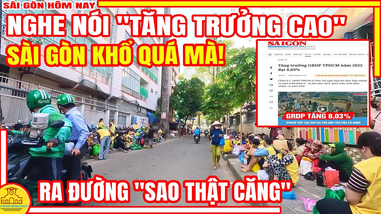 KHỔ QUÁ! Giáp Tết Được Tin SÀI GÒN TĂNG TRƯỞNG CAO - Ra Đường Thấy "SAO THẬT CĂNG" | Sài Gòn Hôm Nay