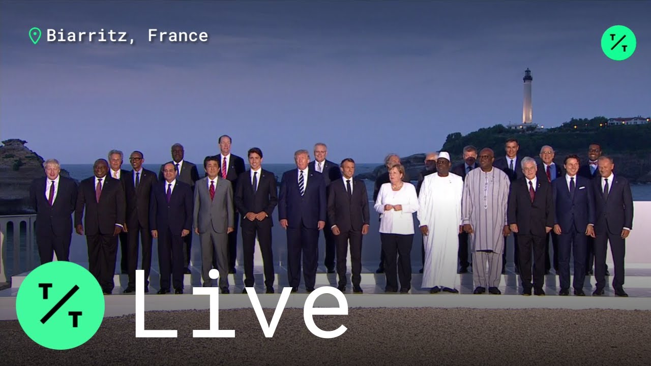 World Leaders Gather for the G7 Family Photo