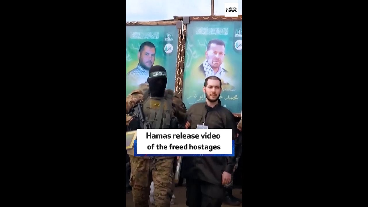 Hamas release video of the freed hostages