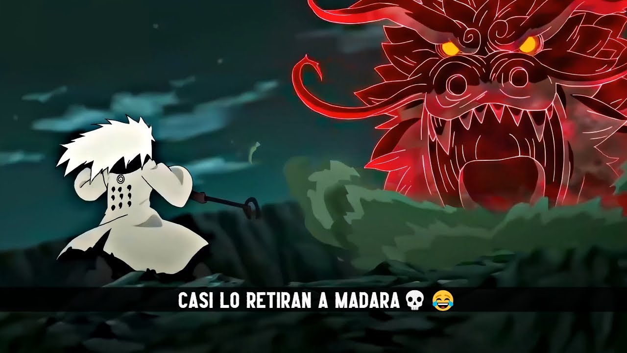 Guy ultrapapea a Madara en su Prime (Casi lo detona, pero Kishimoto no quiso xd)