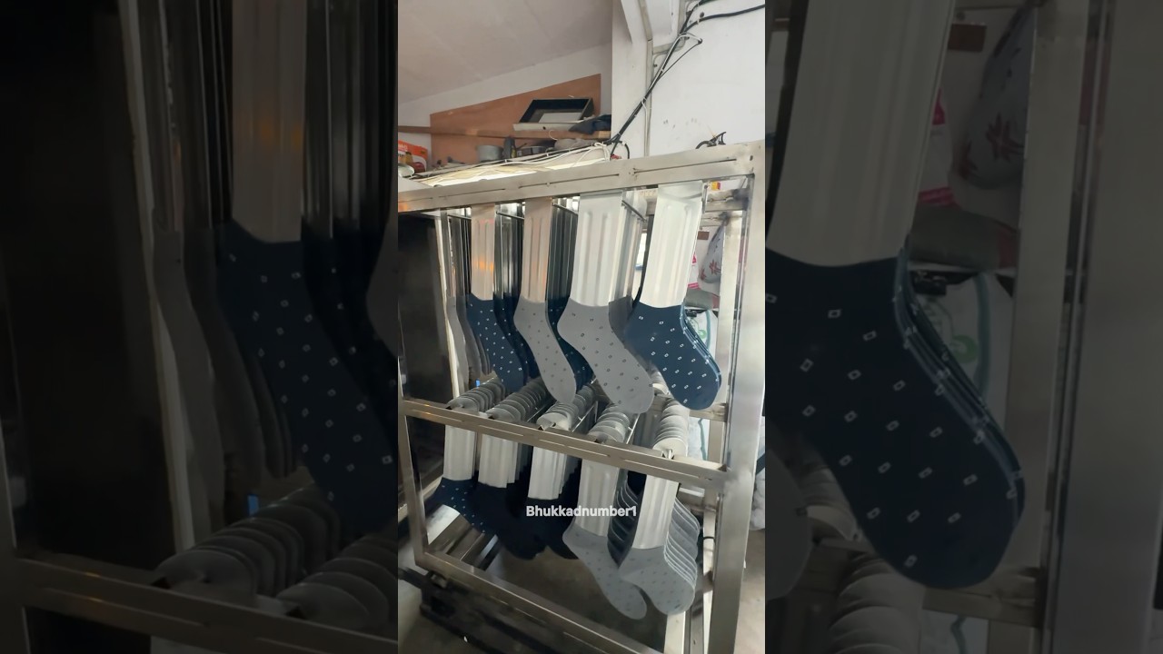 Classic Premium Cotton Socks Making in Factory #youtubeshortsindia #ytshortsindia #ytshorts