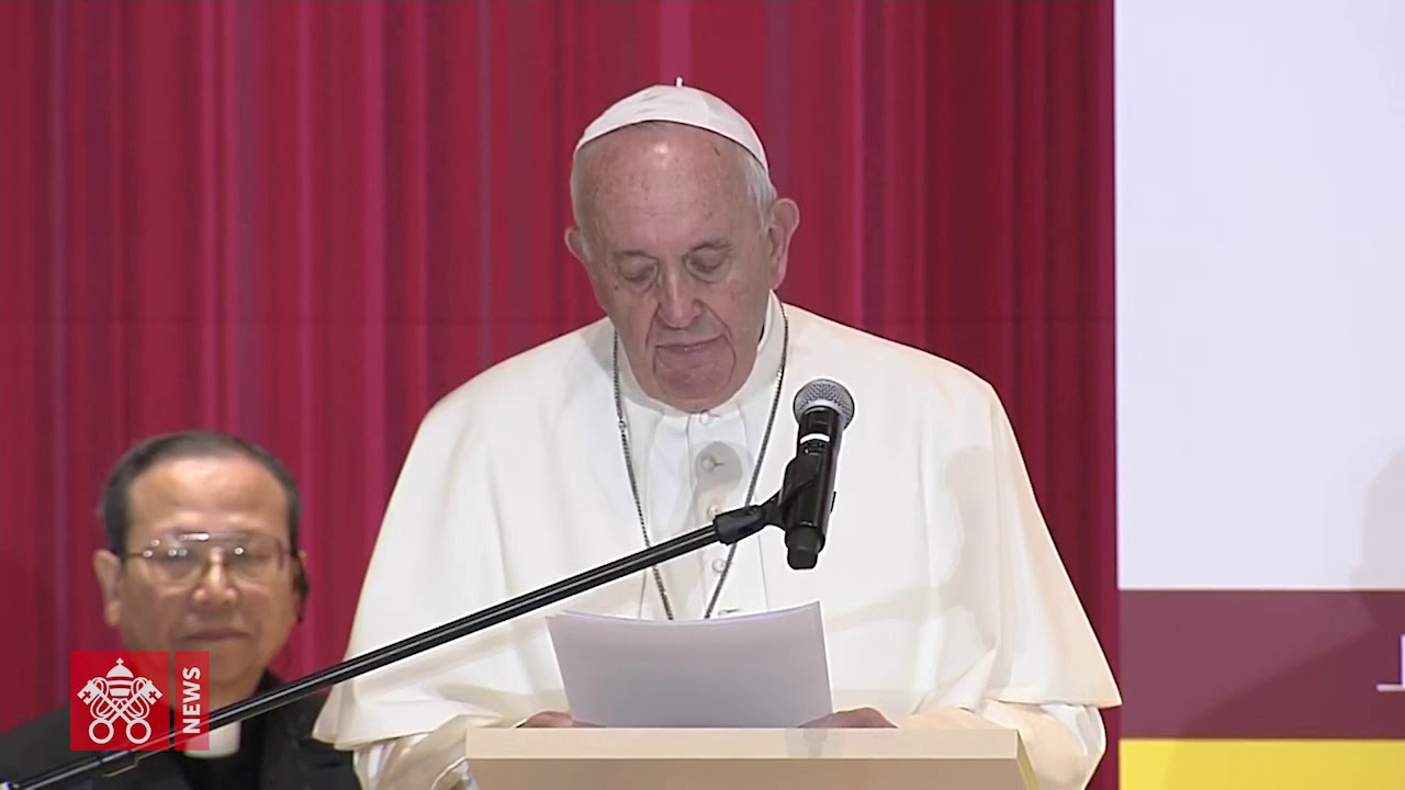 Viaggio in Giappone: il Papa agli studenti dell’Università Sophia: imparate a scegliere il meglio