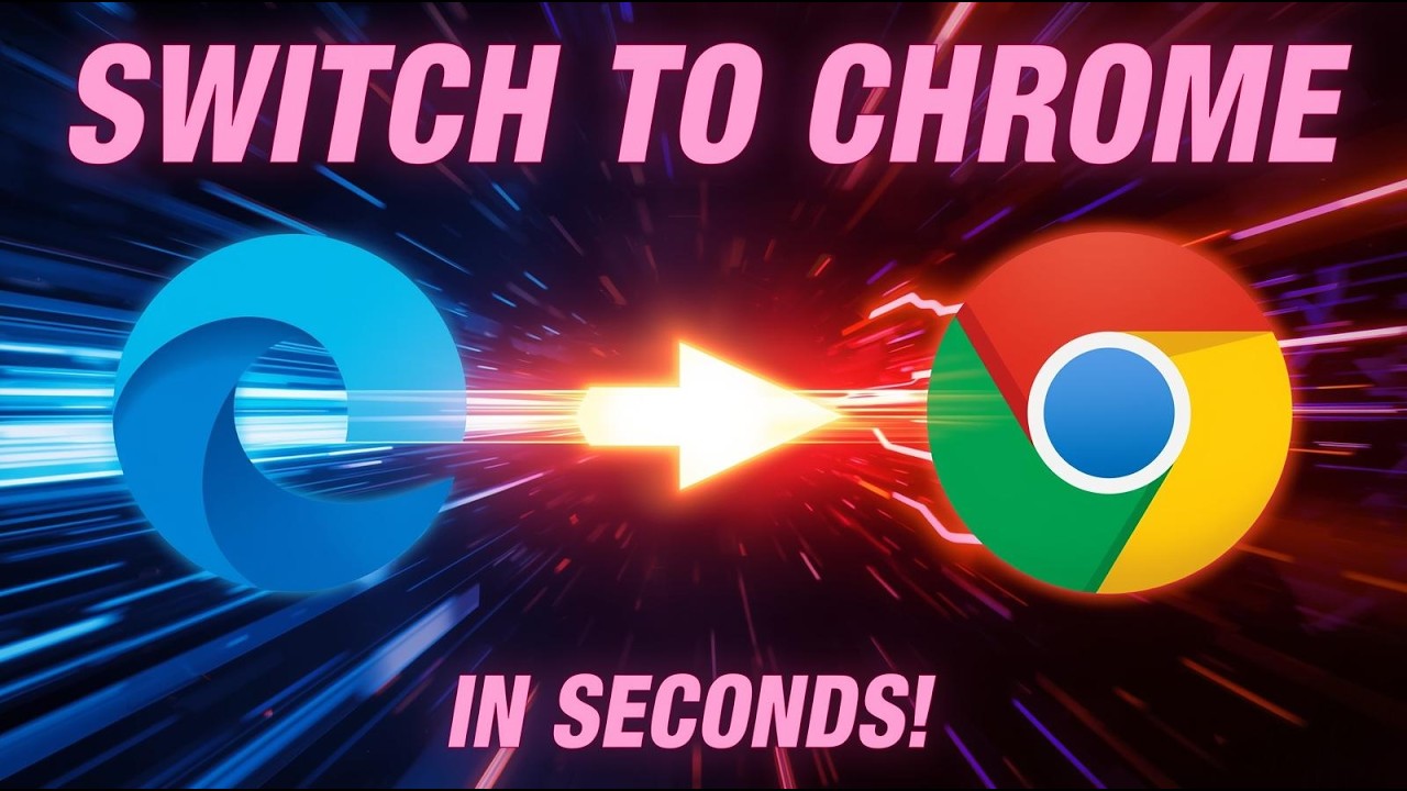Переключитесь с Edge на Chrome за СЕКУНДЫ! | Хватит мучиться!