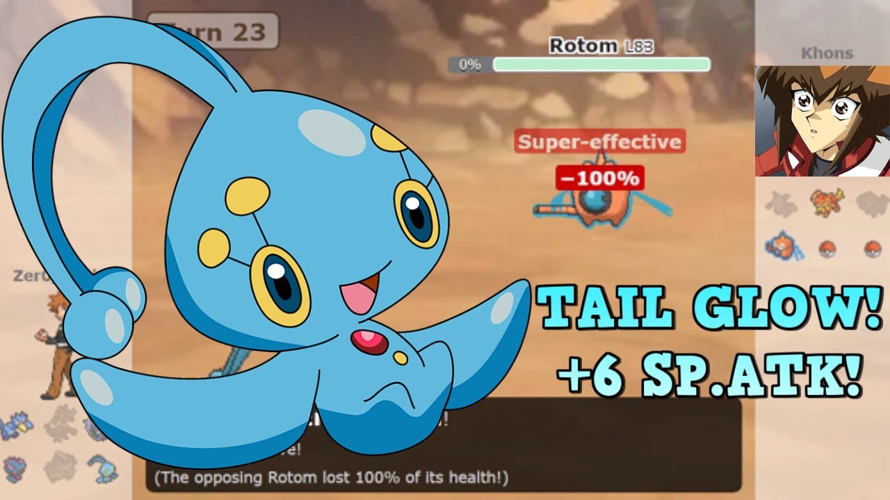 TAIL GLOW MANAPHY SHOULD BE ILLEGAL! (Pokemon Showdown Random Battles)