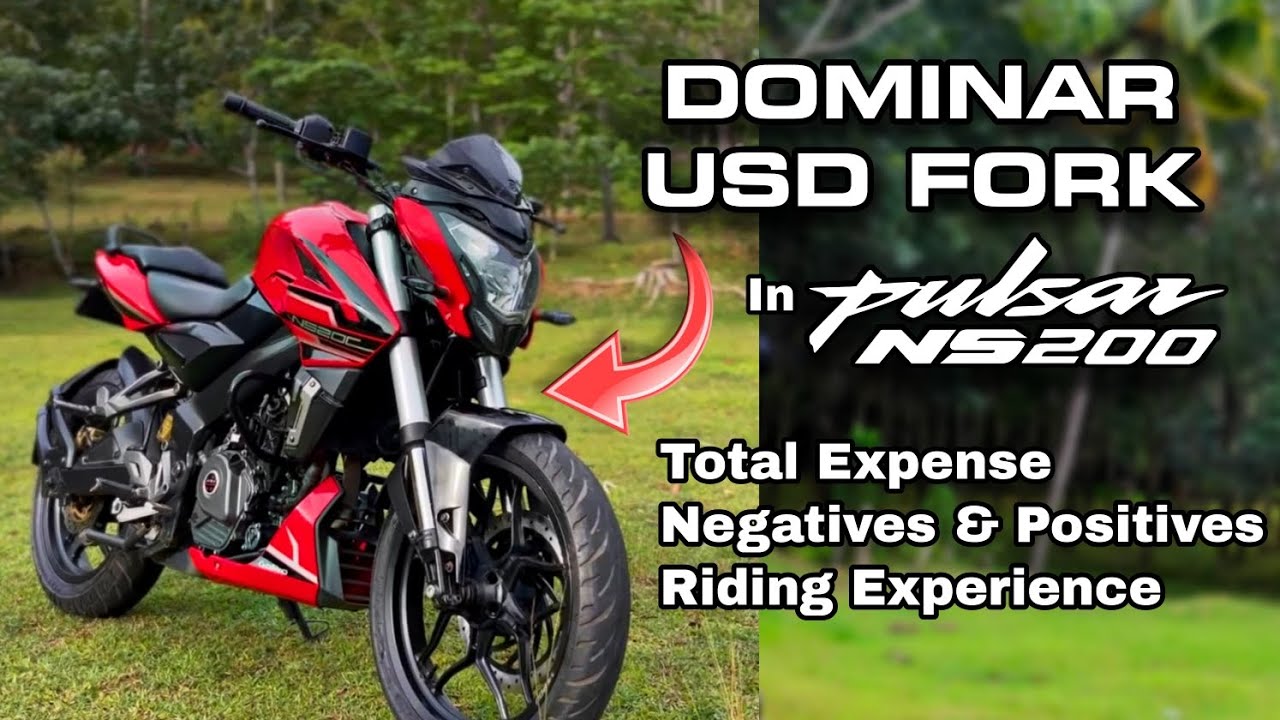 Dominar USD Fork in NS200 | Total Expense | Riding Experience 💥