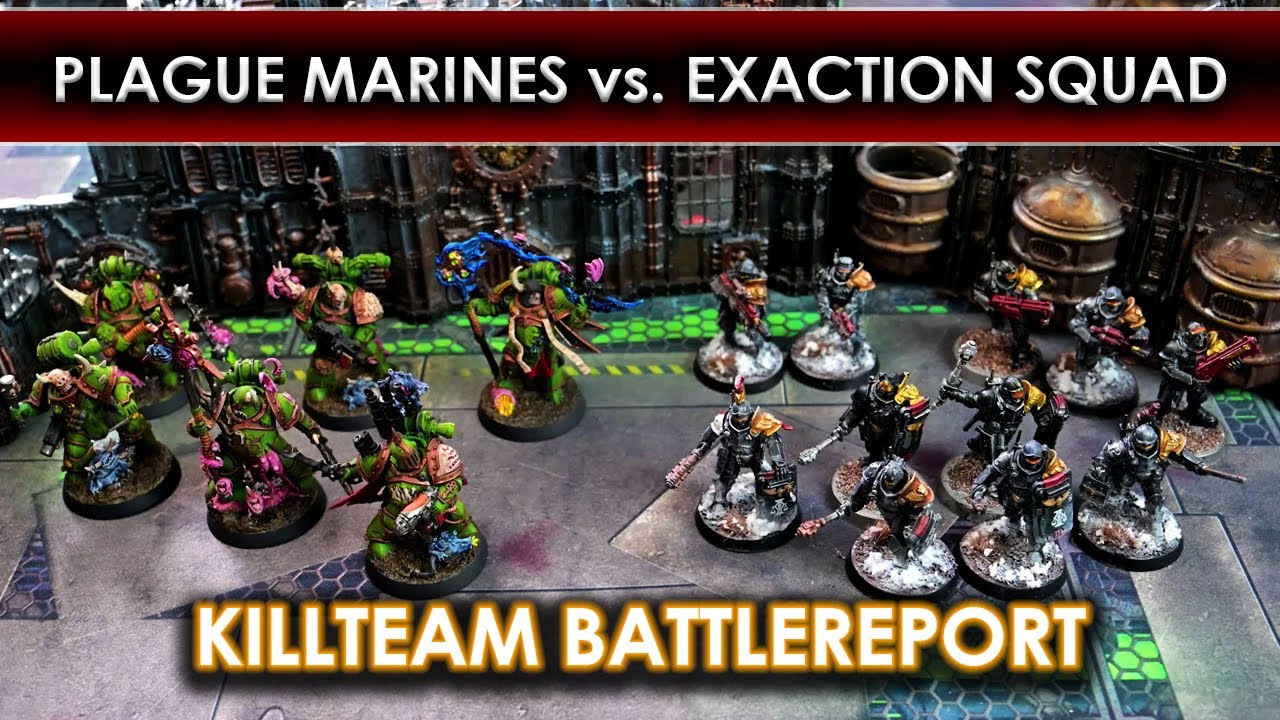 Plague Marines vs. Exaction Squad (Deathguard vs. Adeptus Arbites) - Killteam 2024 Battlereport 04