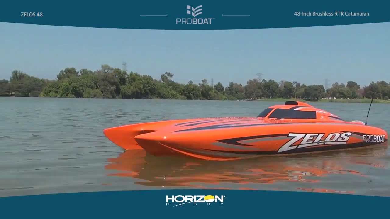 Pro Boat Zelos 48-inch Catamaran Brushless RTR Electric Boat