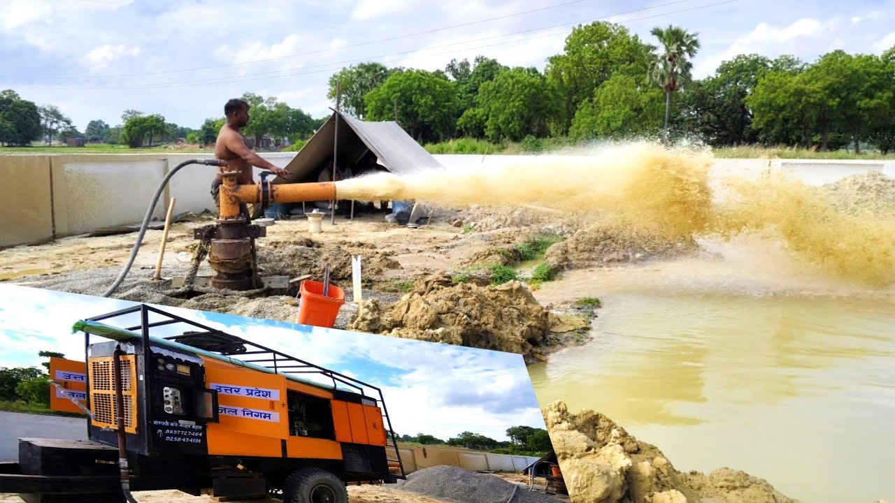 Compressor मशीन से Borewelle की सफाई 😲How To Clean Borewelle For Highest Compressor Machine.?🤔