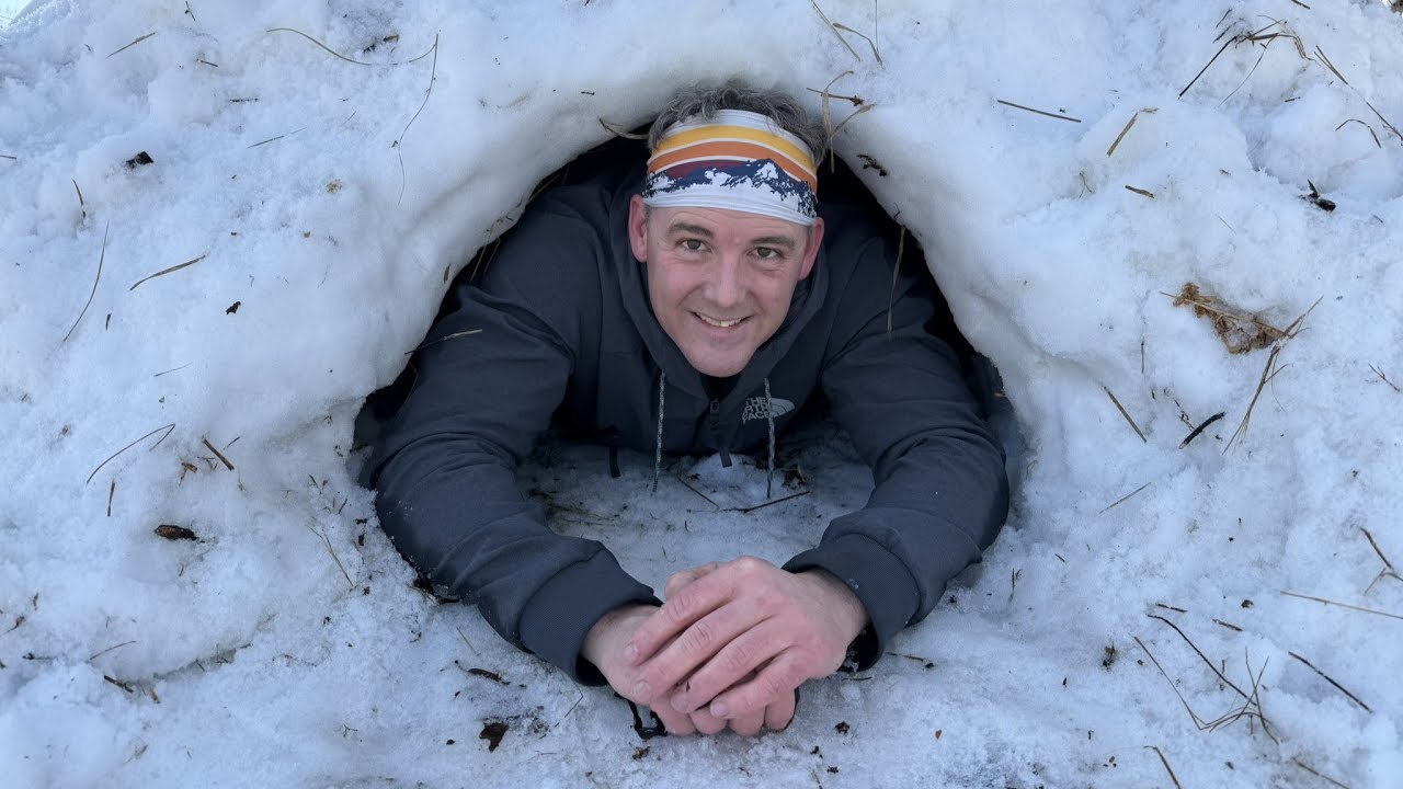 Constructing and Spending the Night in a Snow Quinzhee