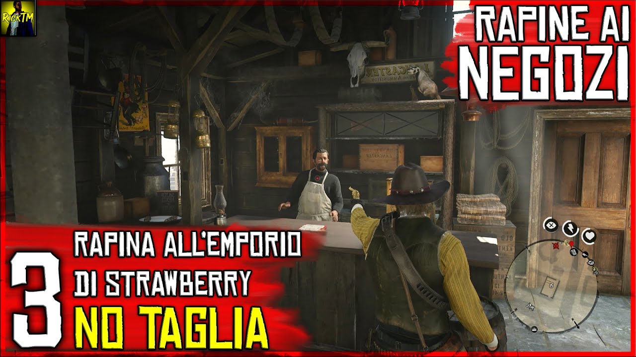 Red Dead Redemption 2 | Rapina Emporio Strawberry | Rapine Negozi | NO TAGLIA (2024)