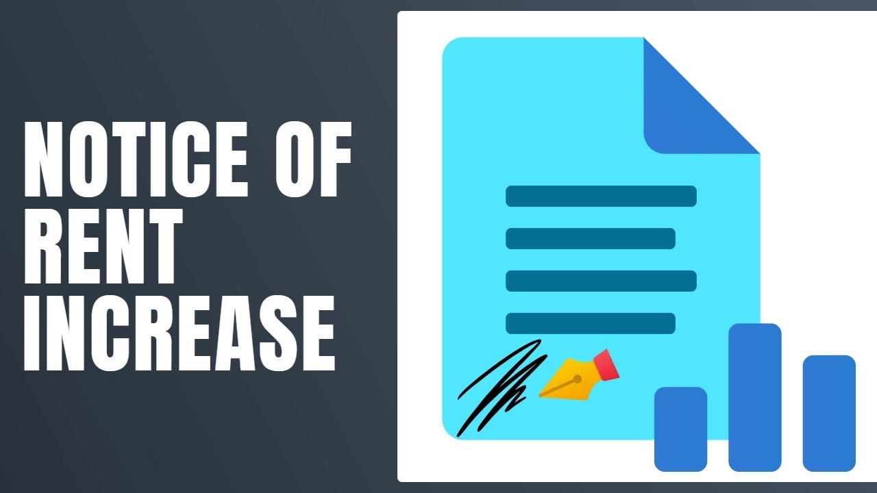 Notice of Rent Increase Template - How To Fill Notice of Rent Increase