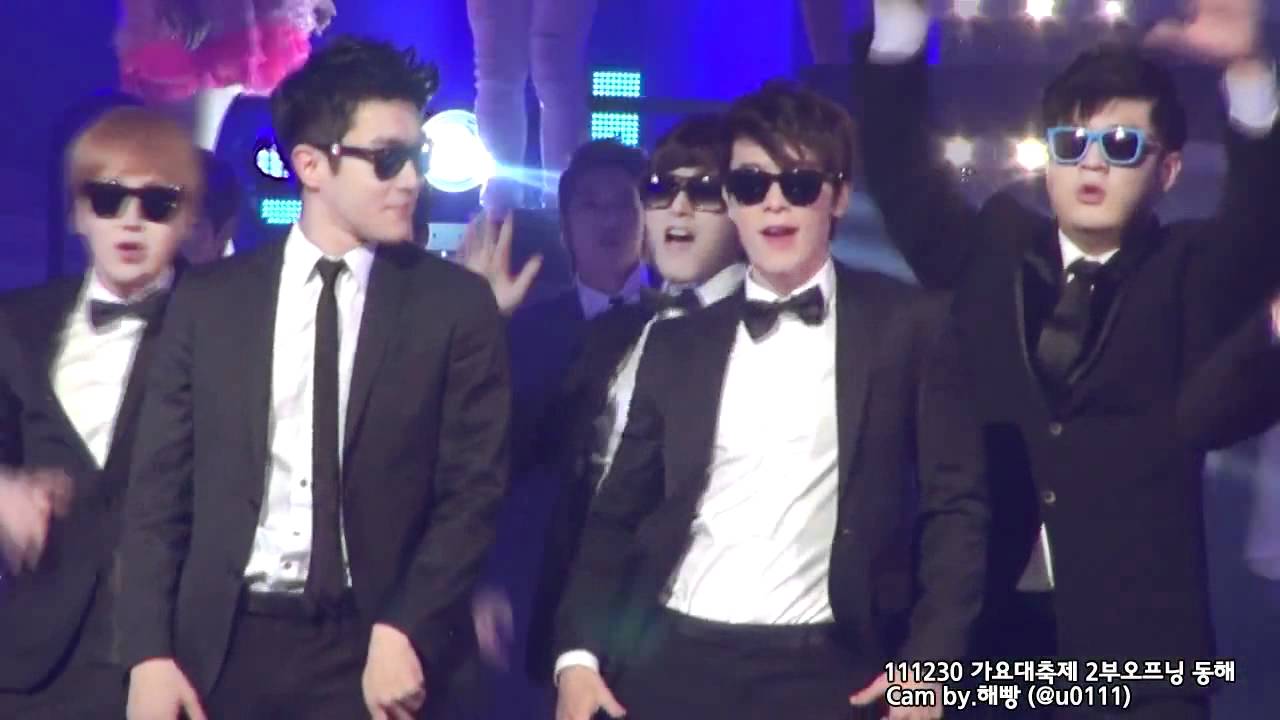[Fancam] 111230 KBS Gayo Daejun- Mr Simple remix Donghae focus