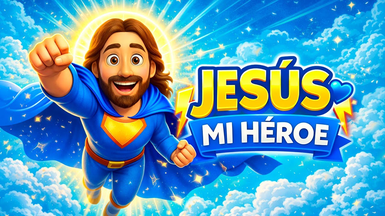 Jesús es mi SuperHéroe ✨ | Canción Cristiana para Niños
