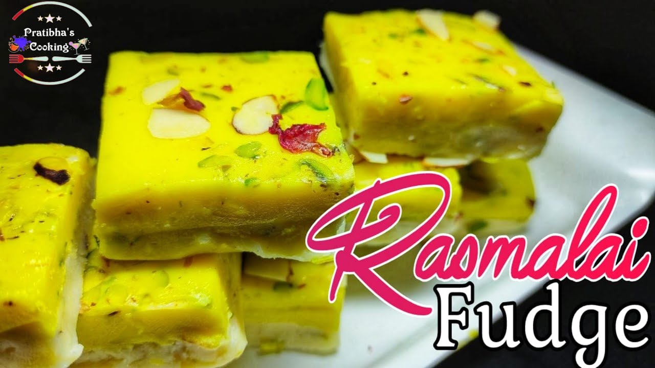 Rasmalai Fudge | Diwali Special Rasmalai Fudge Recipe | Fudge Recipe | Rasmalai Fudge Recipe