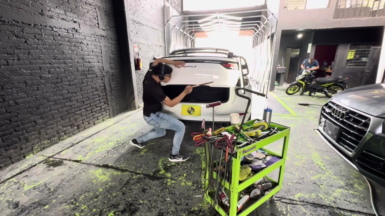 Reparaci&oacute;n con t&eacute;cnica de varillaje pdr