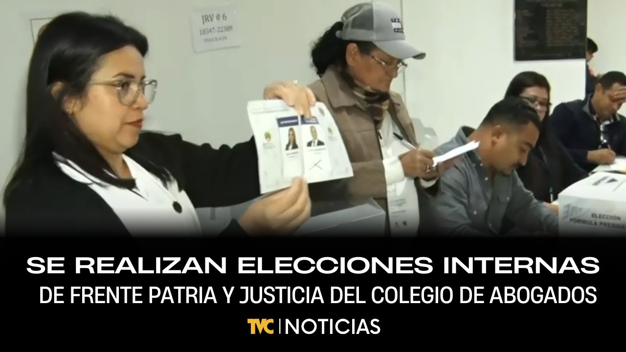 Frente Patria y Justicia del Colegio de Abogados realiza elecciones internas